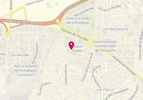 Plan de MASSELINE Delphine, 240 Rue Gustave Eiffel, 76230 Bois-Guillaume