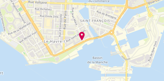 Plan de CLEARC'H Olivier, 73 Quai Southampton, 76600 Le Havre