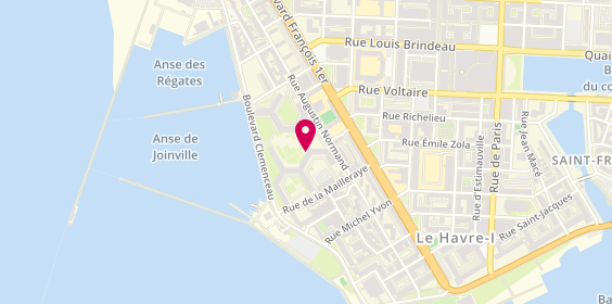 Plan de GALLAIS Aude, 94 Boulevard Clemenceau, 76600 Le Havre