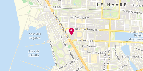 Plan de FOUCHER Chloé, 132 Boulevard Francois 1er, 76600 Le Havre