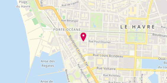 Plan de HEBERT Heliette, 8 Rue Paul Doumer, 76600 Le Havre