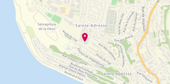 Plan de AUBER Cindy, 3 Rue Jean-Louis Pesle, 76310 Sainte-Adresse