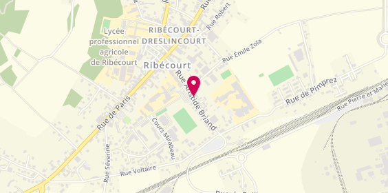 Plan de DETRAUX Marie-Charlotte, 227 Rue Aristide Briand, 60170 Ribécourt-Dreslincourt