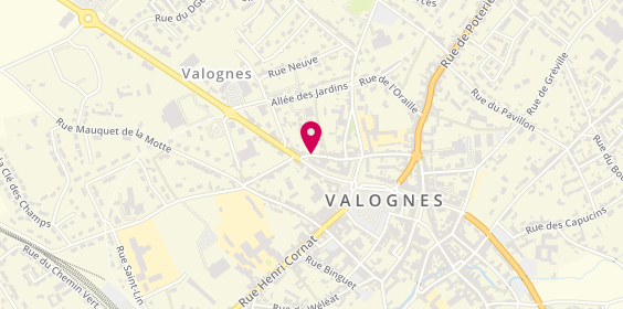 Plan de COHEN Ange-Line, 26 Ter Rue Alexis de Tocqueville, 50700 Valognes