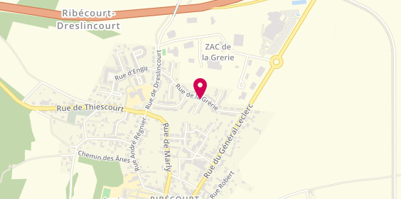 Plan de RASSINOUX Clément, 489 Zone Aménagement de la Grerie, 60170 Ribécourt-Dreslincourt