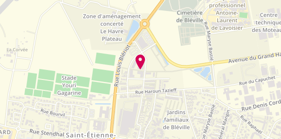 Plan de BELBEGRA Azzeddine, 115 Rue du Commandant Cousteau, 76620 Le Havre