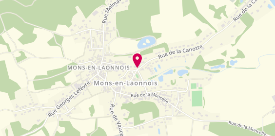Plan de PATA Anaïs, 18 Rue de Laon, 02000 Mons-en-Laonnois