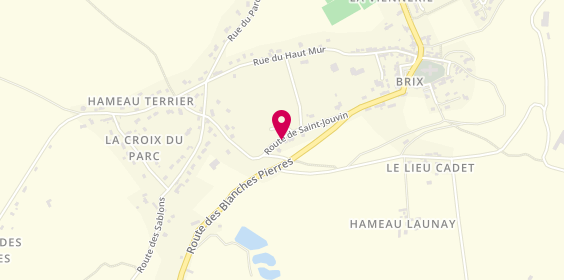 Plan de BESNARD Laurent, 21 Route de Saint Jouvin, 50700 Brix