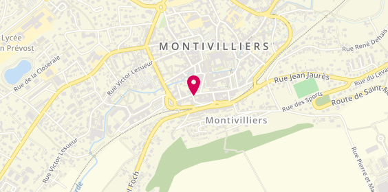Plan de ODIEVRE-CORDIER Adeline, 41 Rue René Coty, 76290 Montivilliers