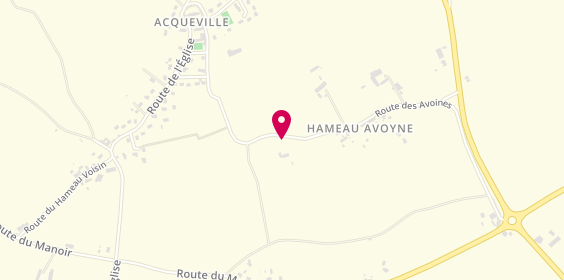 Plan de VASTEL Edouard, 16 Route des Avoines, 50440 Acqueville