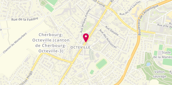 Plan de GOUDENHOOFT Sylvie, 115 Rue Roger Salengro, 50130 Cherbourg-en-Cotentin