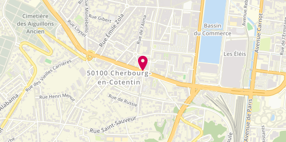 Plan de LECOMTE Marianne, 20 22 Boulevard Mendes France, 50100 Cherbourg-en-Cotentin