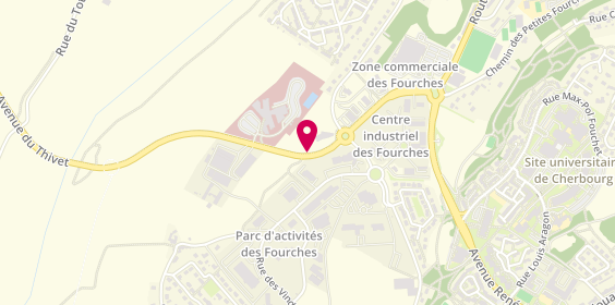 Plan de ALESSANDRINI Fabien, Avenue Thivet, 50100 Cherbourg-en-Cotentin