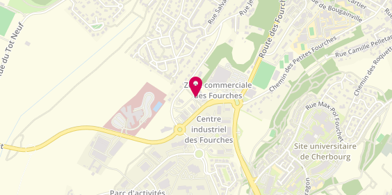 Plan de VIDEGRAIN Arnaud, Allee du Fort, 50130 Cherbourg-en-Cotentin