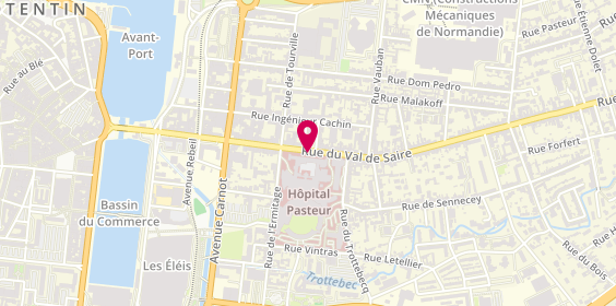 Plan de LETEISSIER Amandine, 46 Rue du Val de Saire, 50102 Cherbourg-en-Cotentin