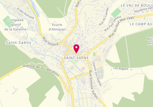 Plan de DELAFOND Alexis, 1 Place Maintenon, 76680 Saint-Saëns