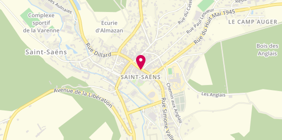 Plan de AVRIL Alexis, 1 Place Maintenon, 76680 Saint-Saëns
