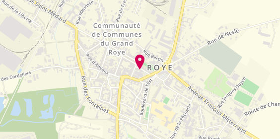 Plan de BOUQUET Aline, 22 Rue Saint Pierre, 80700 Roye