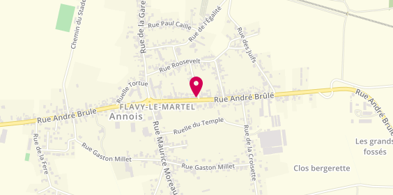 Plan de ARRIVE Jérôme, 50 Rue André Brûlé, 02520 Flavy-le-Martel