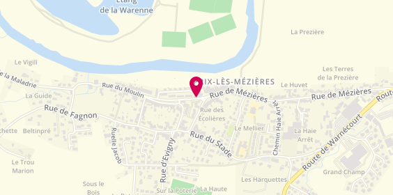 Plan de GODART Camille, 1 Rue de Mezieres, 08000 Prix-lès-Mézières