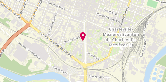 Plan de MILLARD Cédric, 36 Cours Briand, 08000 Charleville-Mézières