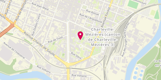 Plan de MAILLARD Céline, 18 d'Avenue Georges Corneau, 08000 Charleville-Mézières