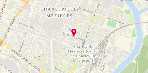 Plan de GENDARME Floriane, 34 Rue de l'Arquebuse, 08000 Charleville-Mézières