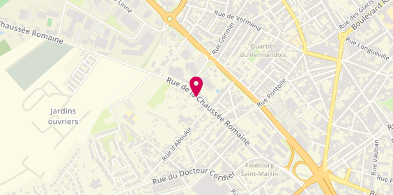 Plan de SOUFFLET Cédric, 113 Rue de la Chaussee Romaine, 02100 Saint-Quentin
