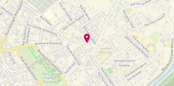 Plan de GUENTAS Yannis, 140 Rue Camille Desmoulins, 02100 Saint-Quentin