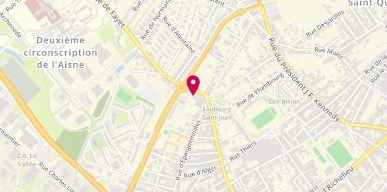 Plan de DUBOIS Ameline, 141 Rue de Fayet, 02100 Saint-Quentin
