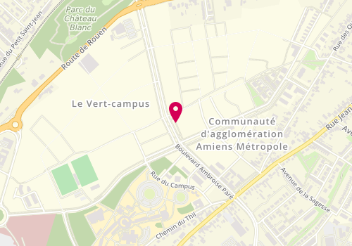 Plan de LAMBERTI Jocelyn, 56 Avenue Valery Giscard d'Estaing, 80000 Amiens