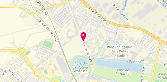 Plan de COSSIN Cédric, 18 Avenue Louis Blanc, 80000 Amiens