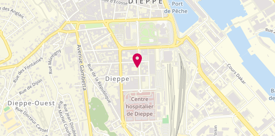 Plan de BOUVILLE Fabrice, Avenue Pasteur, 76202 Dieppe