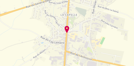 Plan de HOURLIER Cécile, 90 Avenue du General de Gaulle, 02260 La Capelle