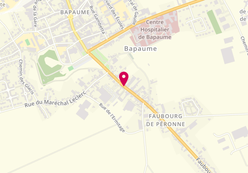 Plan de DUPONT Laurence, 13 Faubourg de Peronne, 62450 Bapaume