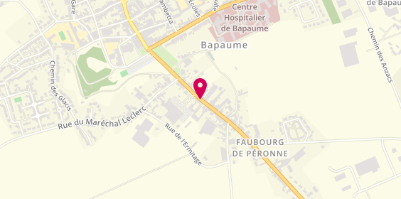 Plan de BECQUET Julien, 13 Faubourg de Peronne, 62450 Bapaume
