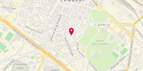 Plan de CHARLET Fabien, 16 Rue des Anges, 59400 Cambrai