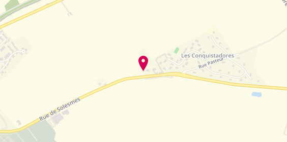 Plan de LEBLEU Mariette, 121 Route de Solesmes, 59407 Cambrai