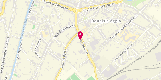 Plan de MOTTE Margaux, 288 Rue de Cambrai, 59500 Douai