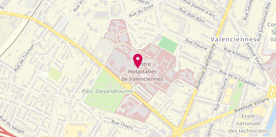 Plan de DUDEK Romain, 114 Avenue Desandrouins, 59322 Valenciennes