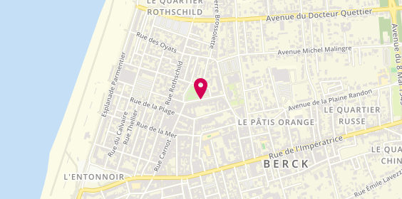 Plan de DENEUVILLE Gabriel, 15 Avenue du General de Gaulle, 62600 Berck