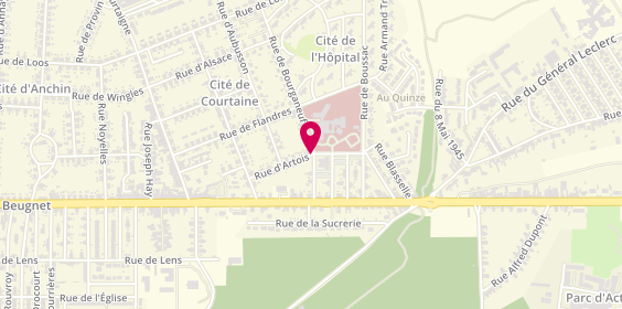 Plan de BOCQUET Alexis, 4 Rue d'Artois, 62740 Fouquières-lès-Lens