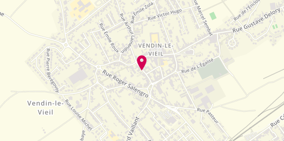 Plan de VAN CAUBERGH Delphine, 9 Rue Jules Guesde, 62880 Vendin-le-Vieil