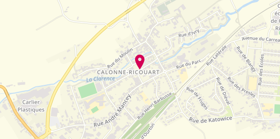Plan de BOULET Philippe, 6 Place René Lannoy, 62470 Calonne-Ricouart