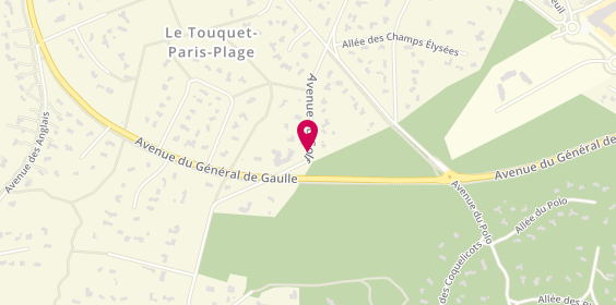 Plan de DUSSART Stecy, 1000 Avenue du Golf, 62520 Le Touquet-Paris-Plage