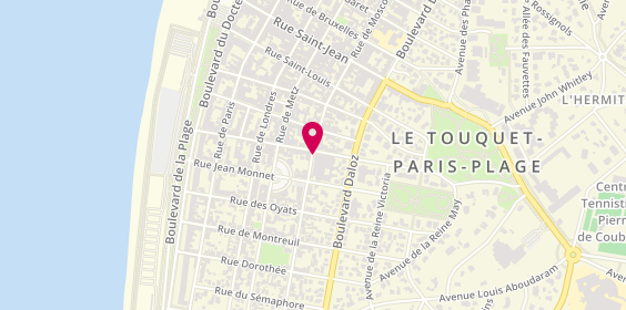 Plan de PLATAUX Erick, 99 Rue de Moscou, 62520 Le Touquet-Paris-Plage