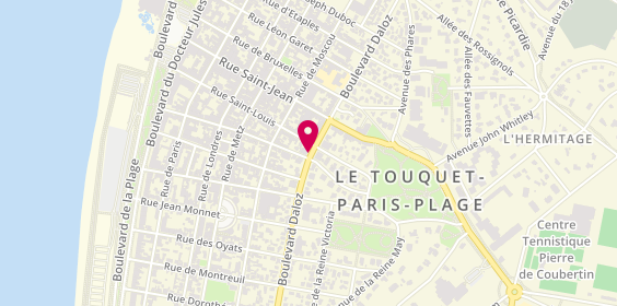 Plan de MARANT Philippe, 76 Boulevard Daloz, 62520 Le Touquet-Paris-Plage