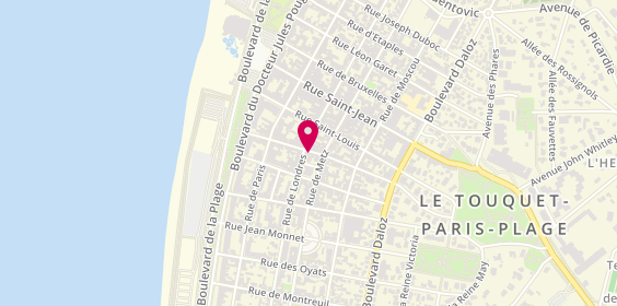 Plan de DEVISE Olivier, 28 Rue Raymond Lens, 62520 Le Touquet-Paris-Plage