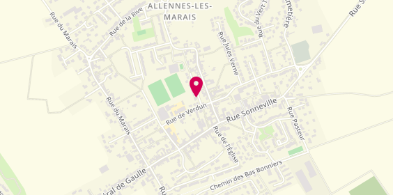 Plan de BACQUET Julie, 1 Rue Victor Hugo, 59251 Allennes-les-Marais
