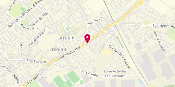 Plan de DEHON Lise, 2 Rue Robert Ouvrie, 59810 Lesquin